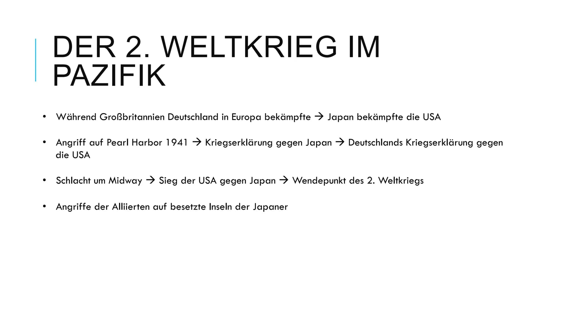 2. WELTKRIEG Der 2. Weltkrieg
1) Vor dem 2. Weltkrieg
Europa war destabilisiert durch die Folgen des 1. Weltkriegs und es gab
noch viele ung