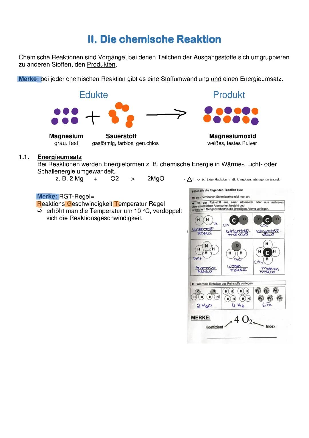 Coole Chemie: Chemische Reaktionen und Massenerhaltung einfach erklärt!