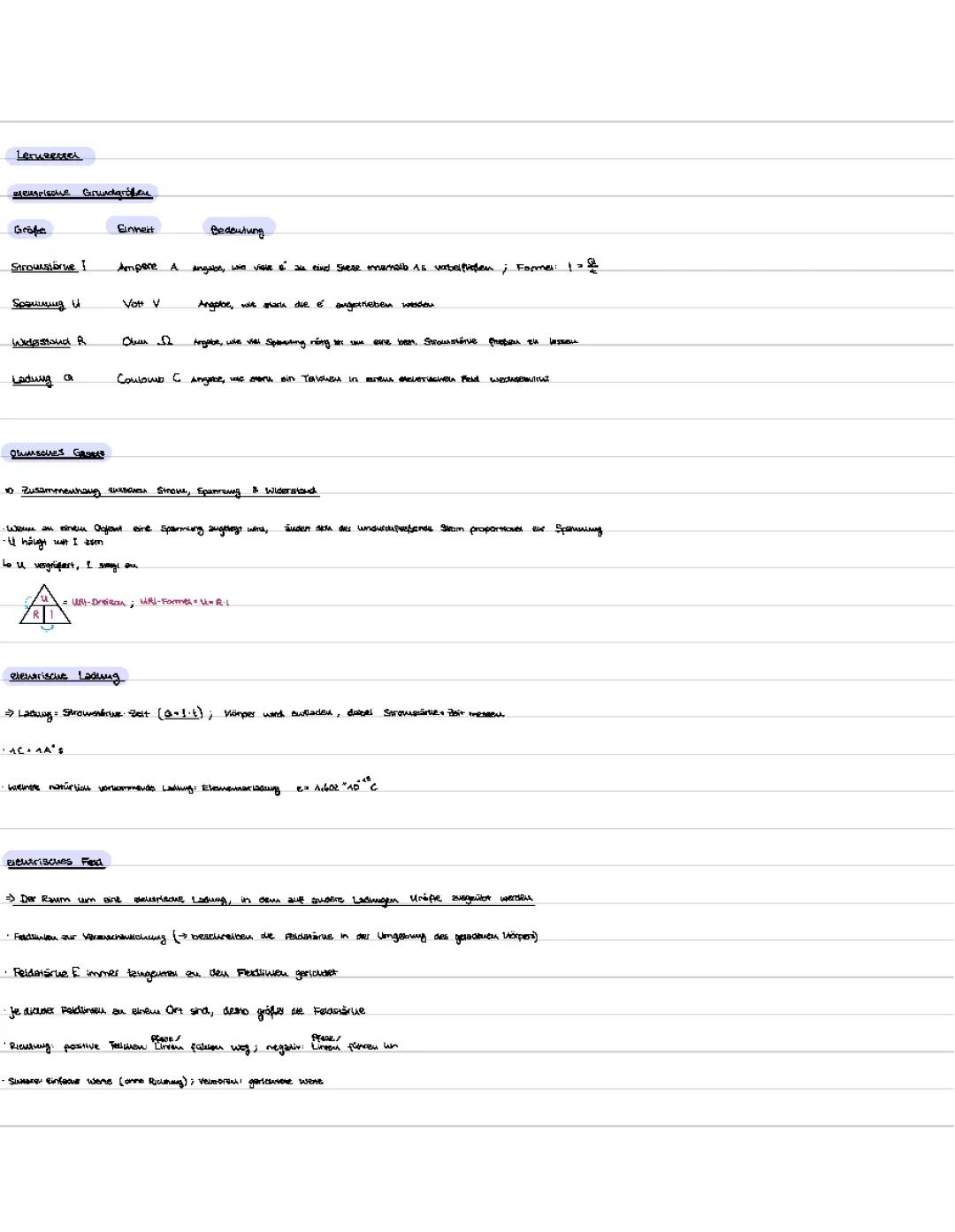 Elektrische Größen 