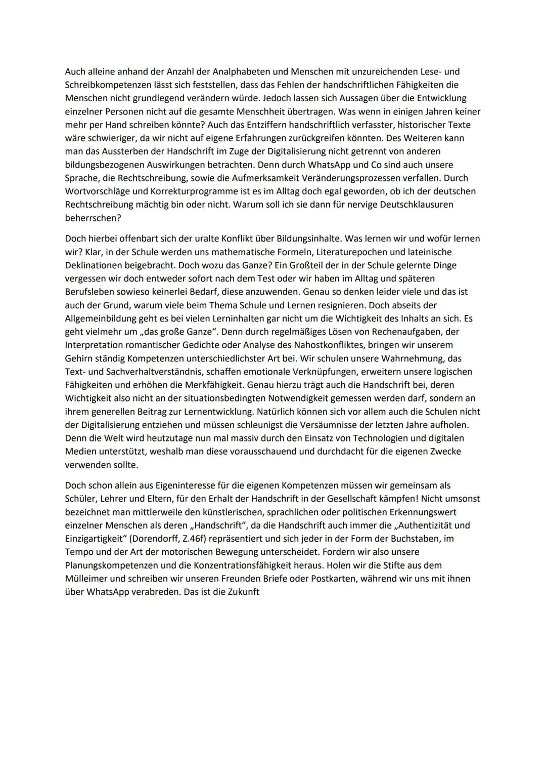 Kommentar - Handschrift
Lasst uns die Stifte in den Mülleimer schmeißen!
Unsere Welt hat sich in den letzten zehn Jahren gewaltig verändert.