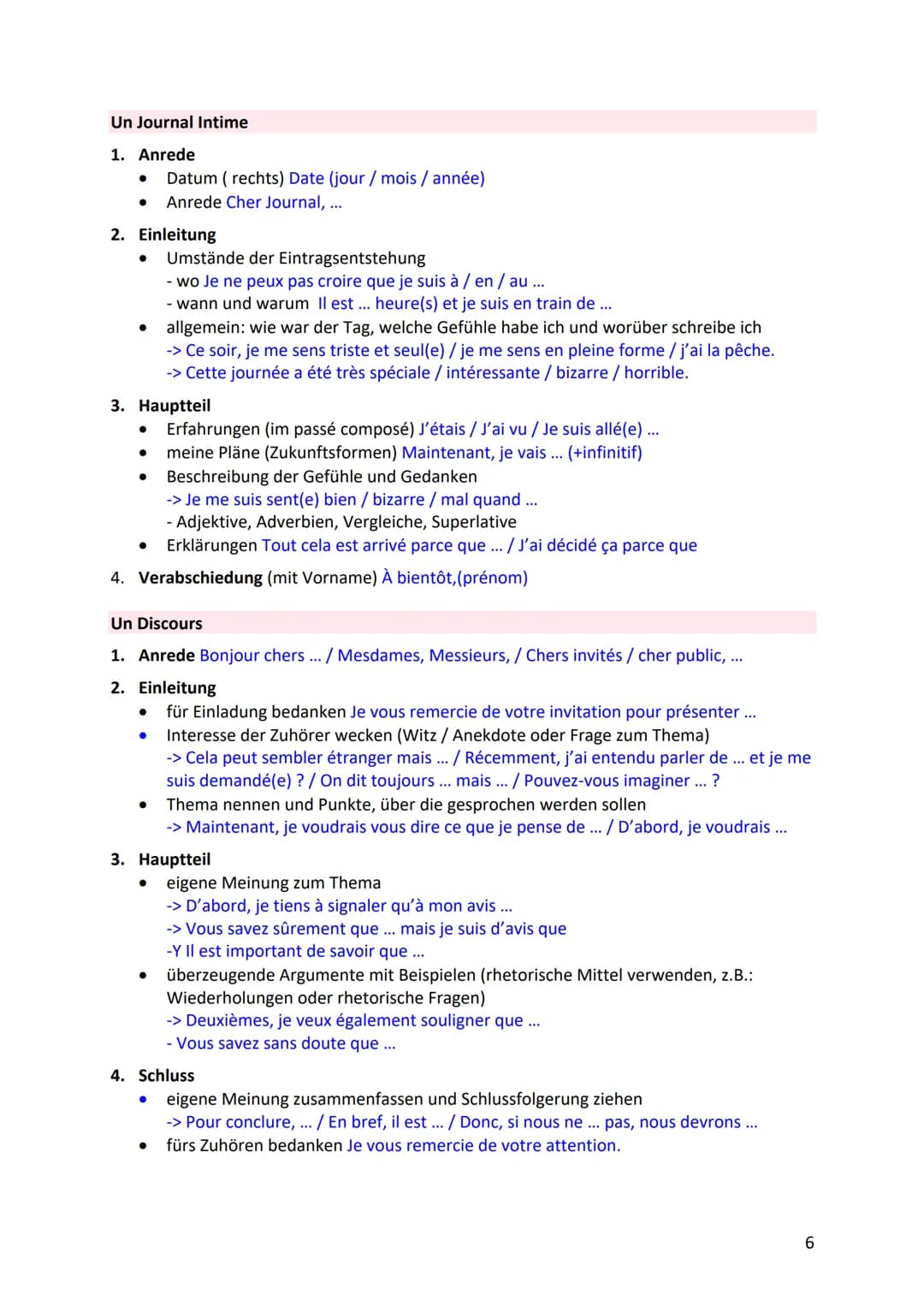 Les fiches de stratégie
Un Commentaire Personnel
1. Einleitung
●
● Dans ce commentaire, il sera question de ... / La question se pose de sav