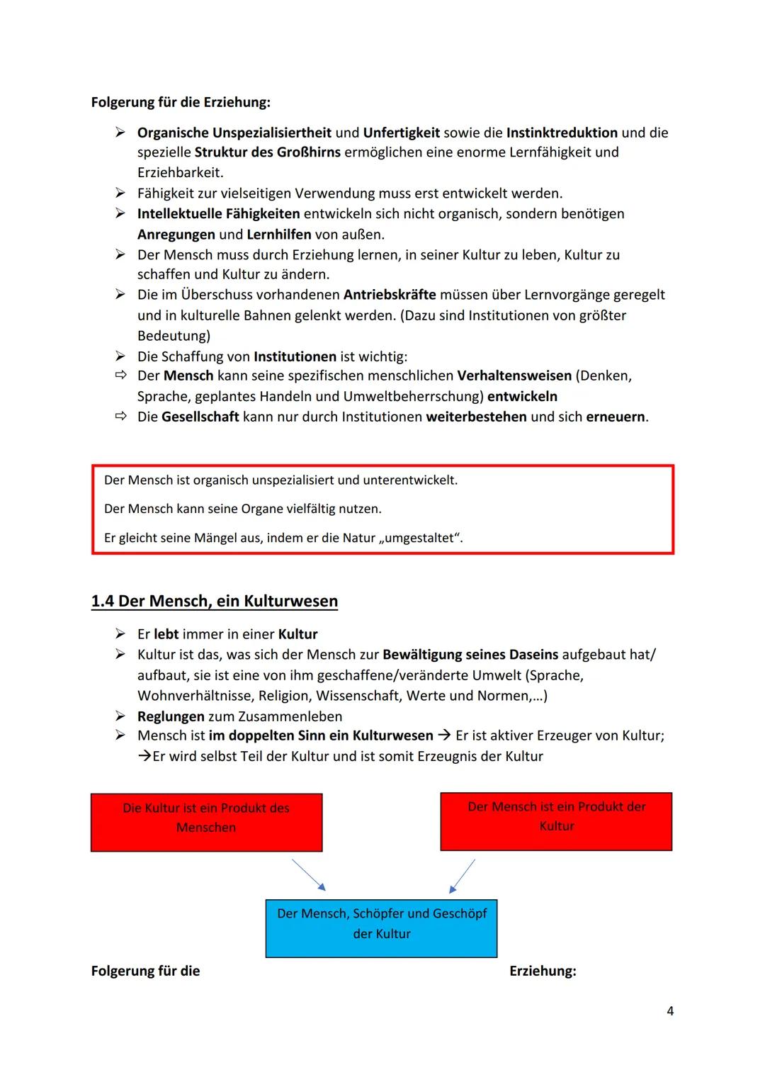 Anthropologie:
Anthropos (griechisch) = Mensch; Wissenschaft vom Menschen
Befasst sich mit charakteristischen Wesensmerkmalen des Menschen, 