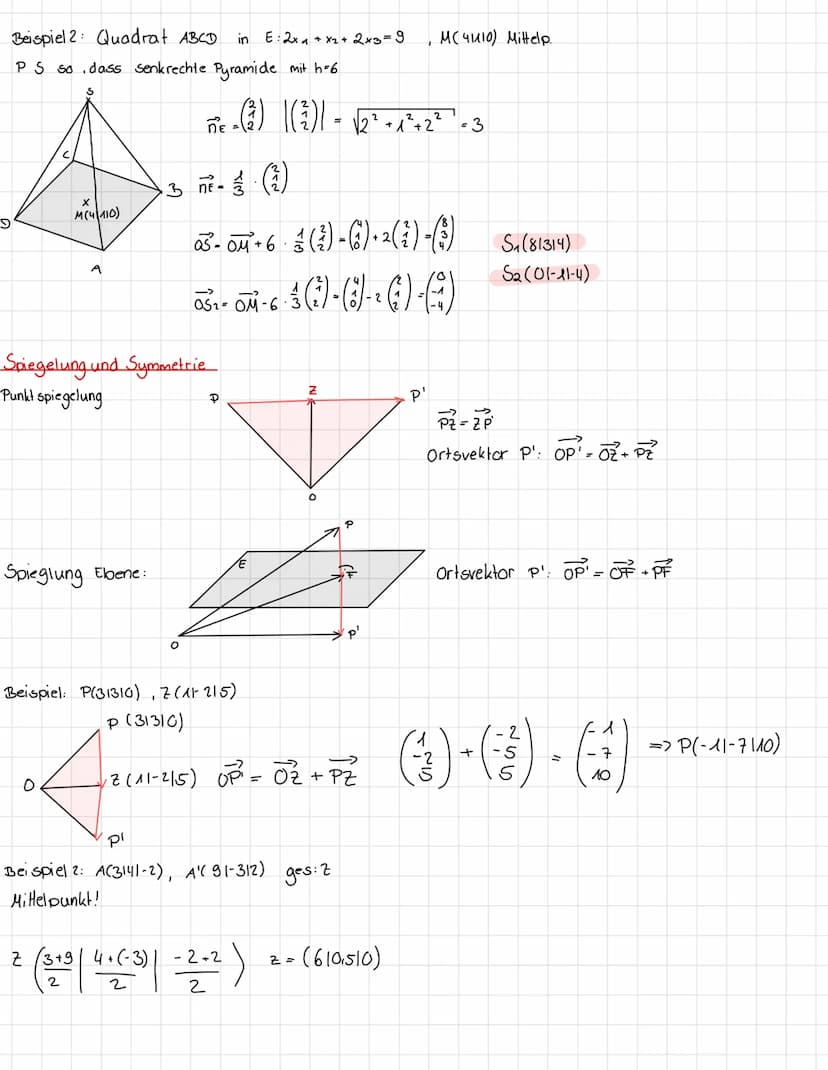 8. Gegenseitige Lage von Ebenen & Geraden
7
(1)
MATHE Lenzettel
unzo
E & g schneiden sich in einem Punkt
7
E: 3x₁-4x2 + x₂ = 5
a.) g₁ix²=
nu