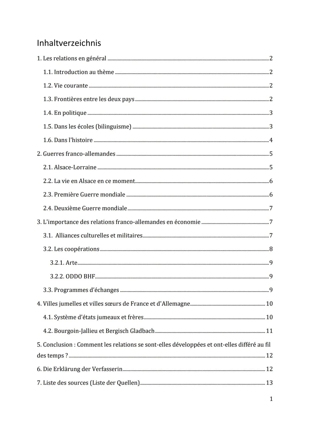 
<h2 id="introductionauthme">Introduction au thème</h2>
<p>La relation entre l'Allemagne et la France peut à juste titre être qualifiée d'un