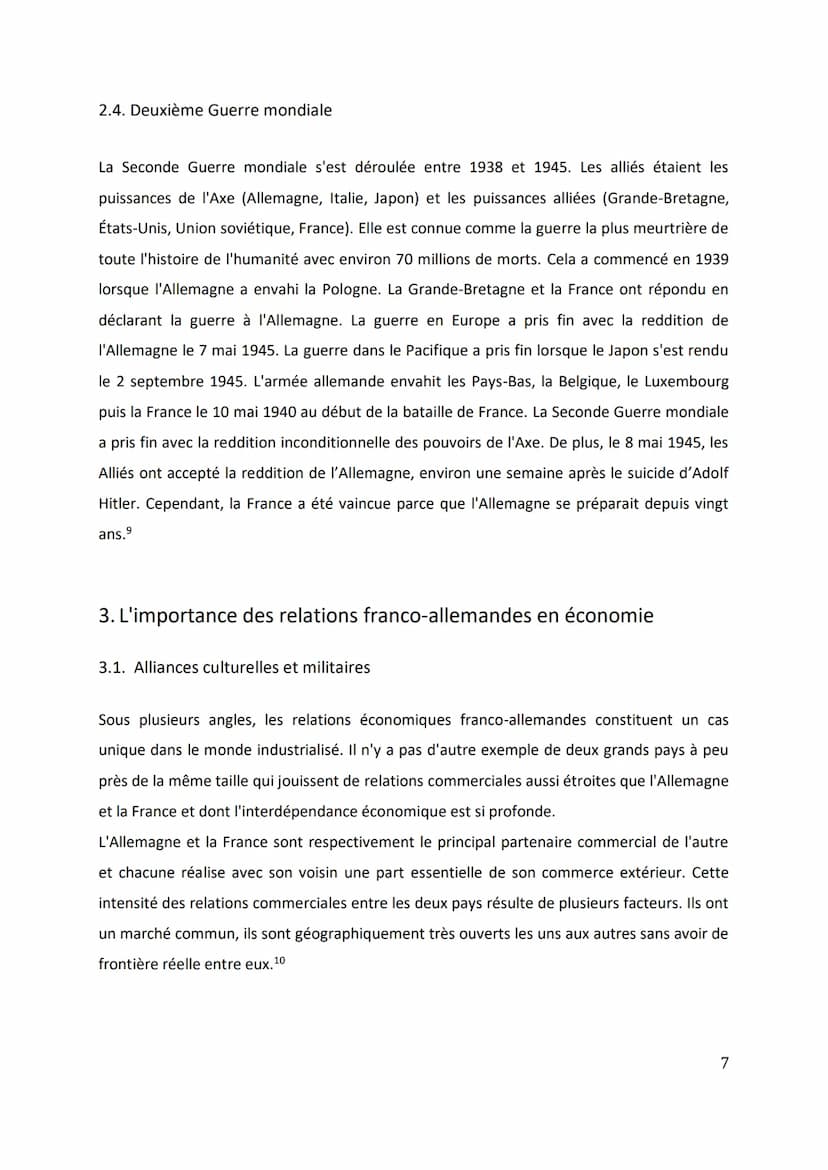 
<h2 id="introductionauthme">Introduction au thème</h2>
<p>La relation entre l'Allemagne et la France peut à juste titre être qualifiée d'un