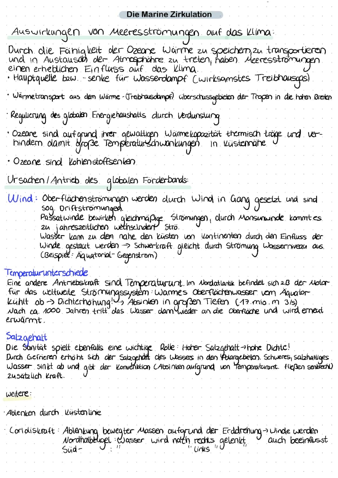 Die Marine Zirkulation 