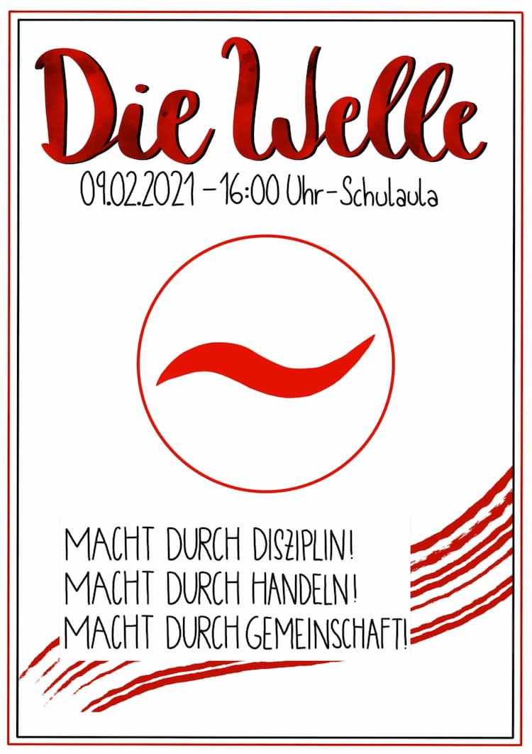 Know Flugblatt zur Welle, Roman „Die Welle“ thumbnail