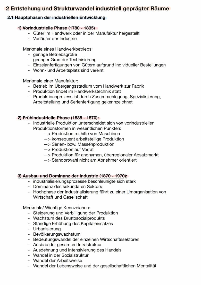 Bedeutungswandel von Standortfaktoren
1 Wandel von Standortfaktoren als Folge technischen Fortschritts,
veränderter Nachfrage und politische