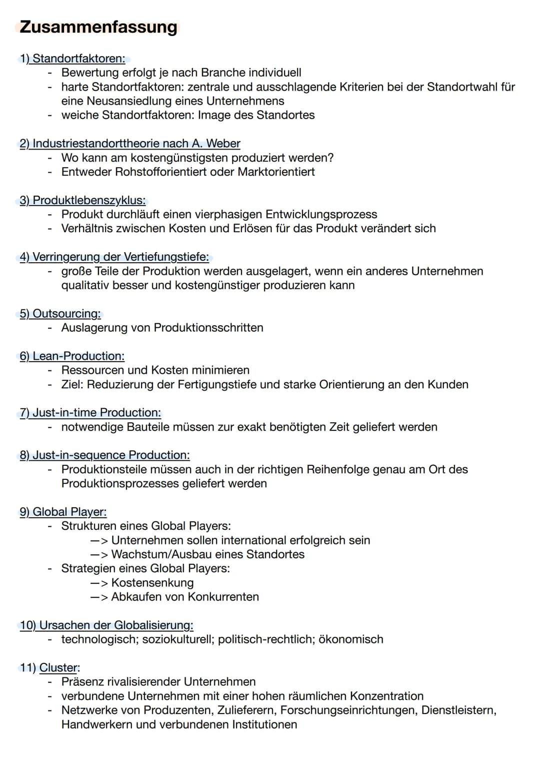 Bedeutungswandel von Standortfaktoren
1 Wandel von Standortfaktoren als Folge technischen Fortschritts,
veränderter Nachfrage und politische