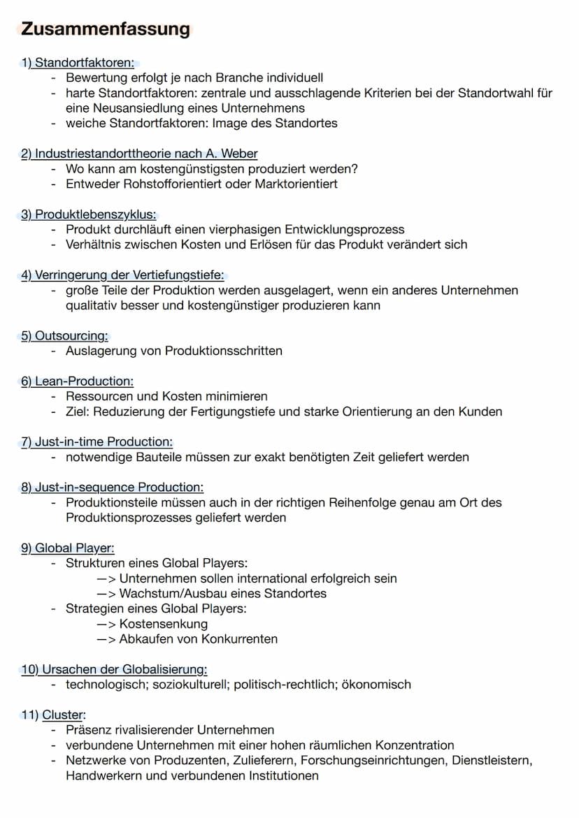 Bedeutungswandel von Standortfaktoren
1 Wandel von Standortfaktoren als Folge technischen Fortschritts,
veränderter Nachfrage und politische