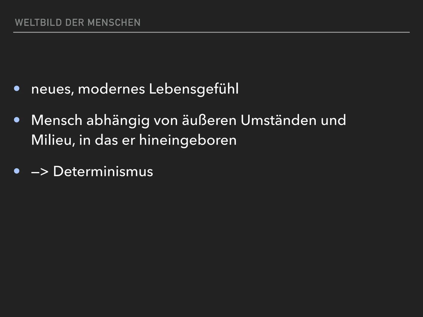 NATURALISMUS UND
SYMBOLISMUS GLIEDERUNG
I. Geschichtlicher Hintergrund
II. Weltbild der Menschen
III. Begriffsklärungen
IV. Merkmale/Motive 