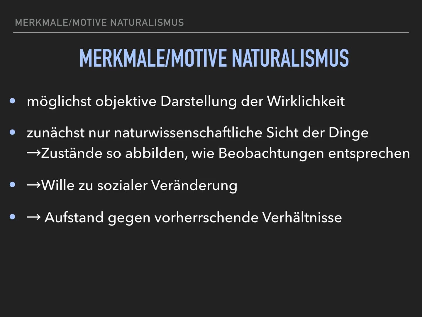 NATURALISMUS UND
SYMBOLISMUS GLIEDERUNG
I. Geschichtlicher Hintergrund
II. Weltbild der Menschen
III. Begriffsklärungen
IV. Merkmale/Motive 