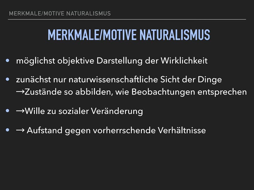 NATURALISMUS UND
SYMBOLISMUS GLIEDERUNG
I. Geschichtlicher Hintergrund
II. Weltbild der Menschen
III. Begriffsklärungen
IV. Merkmale/Motive 