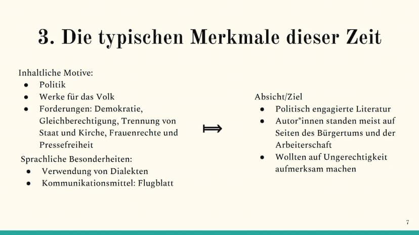 Der Vormärz im Überblick
(1815-1848)
Von Ilayda
1 1. Die Definition des Vormärz
Der historische Hintergrund
3. Die typischen Merkmale dieser