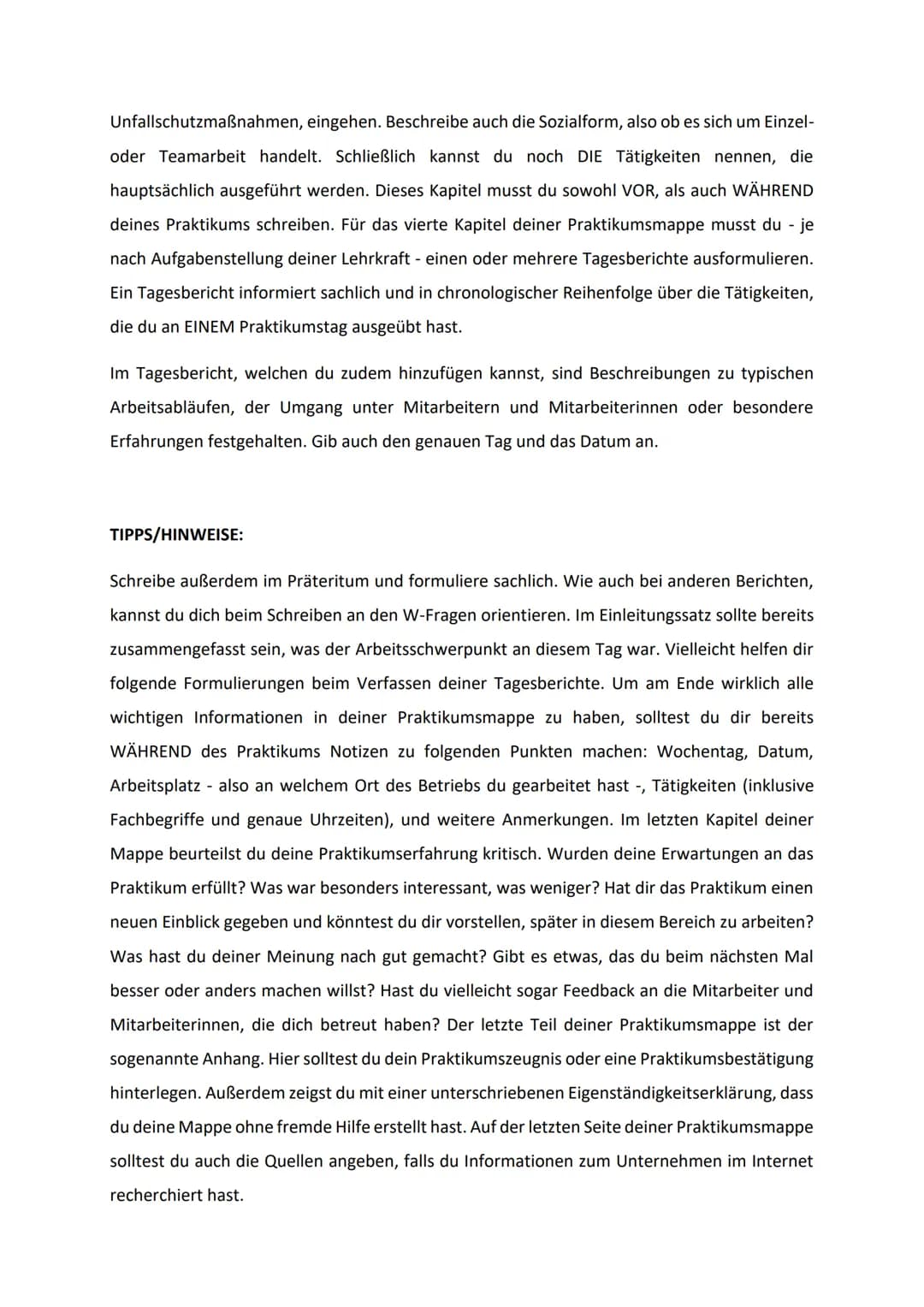 Praktikumsmappe: So machst du das Deckblatt für deinen Praktikumsbericht 9. Klasse und mehr