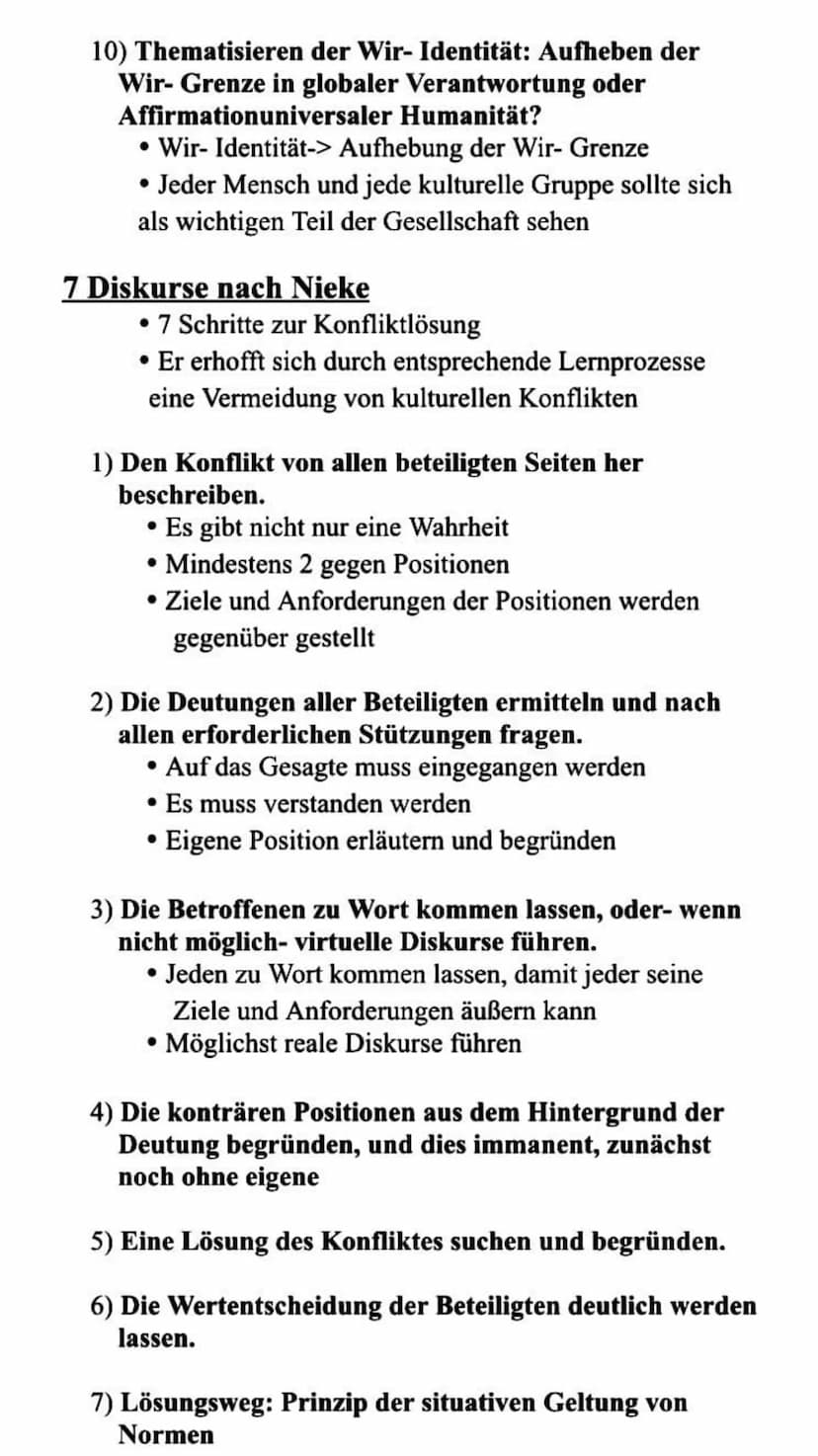 Konzept interkultureller Erziehung und
Bildung nach Nieke
6 Phasen der Konzeptentwicklung interkultureller
Bildung
1) Gastarbeiterkinder an 