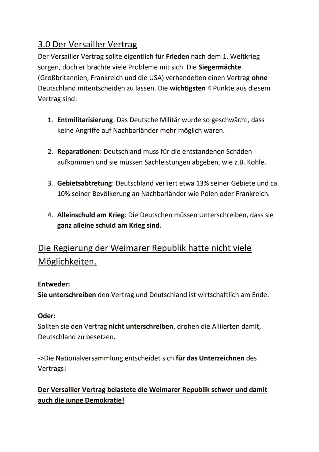 1.0 Der Beginn der Weimarer Republik
Die Weimarer Republik war zwischen 1918-1933!!!
1.1 Ausgangslage:
Deutschland hatte den ersten Weltkrie