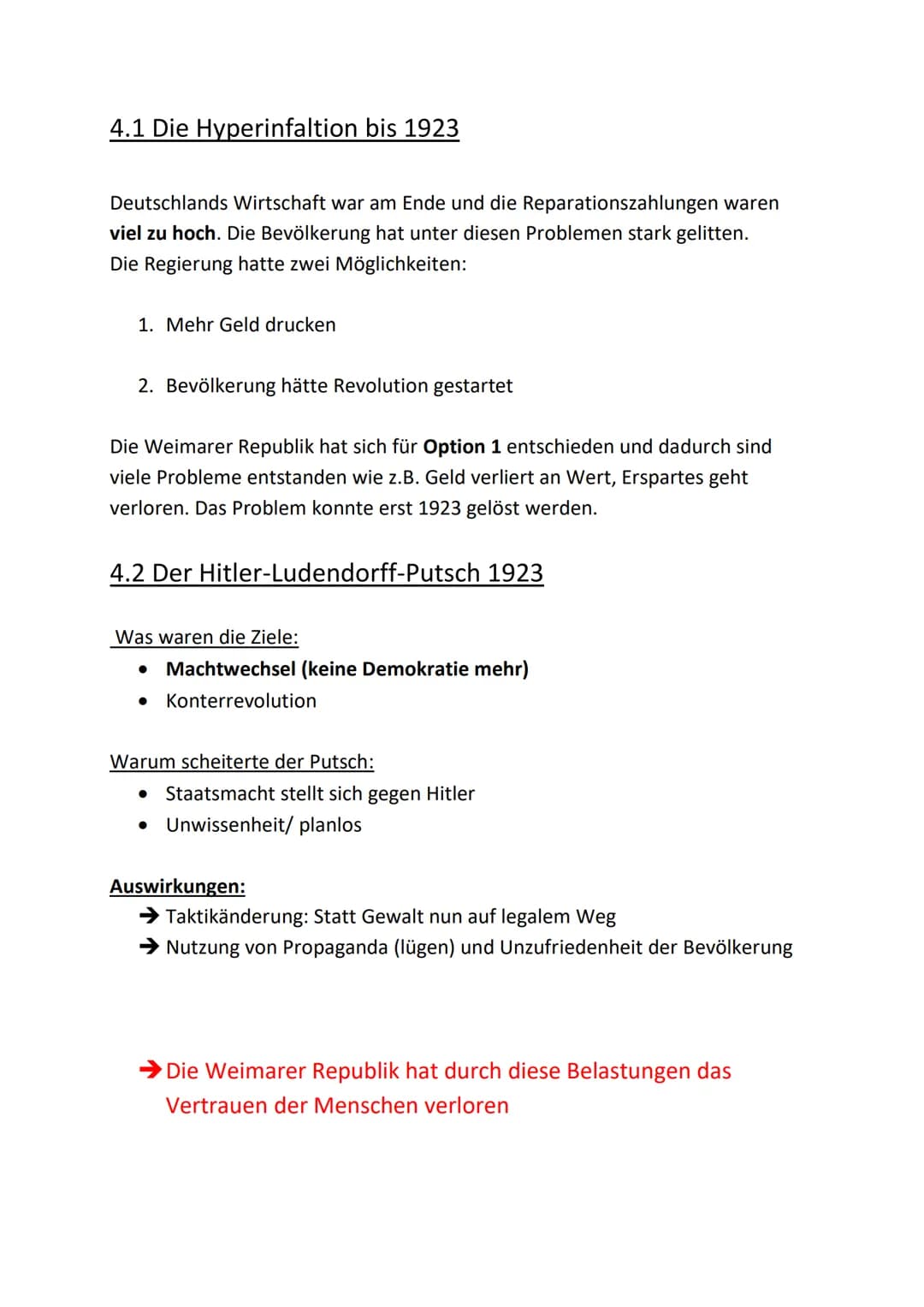 1.0 Der Beginn der Weimarer Republik
Die Weimarer Republik war zwischen 1918-1933!!!
1.1 Ausgangslage:
Deutschland hatte den ersten Weltkrie