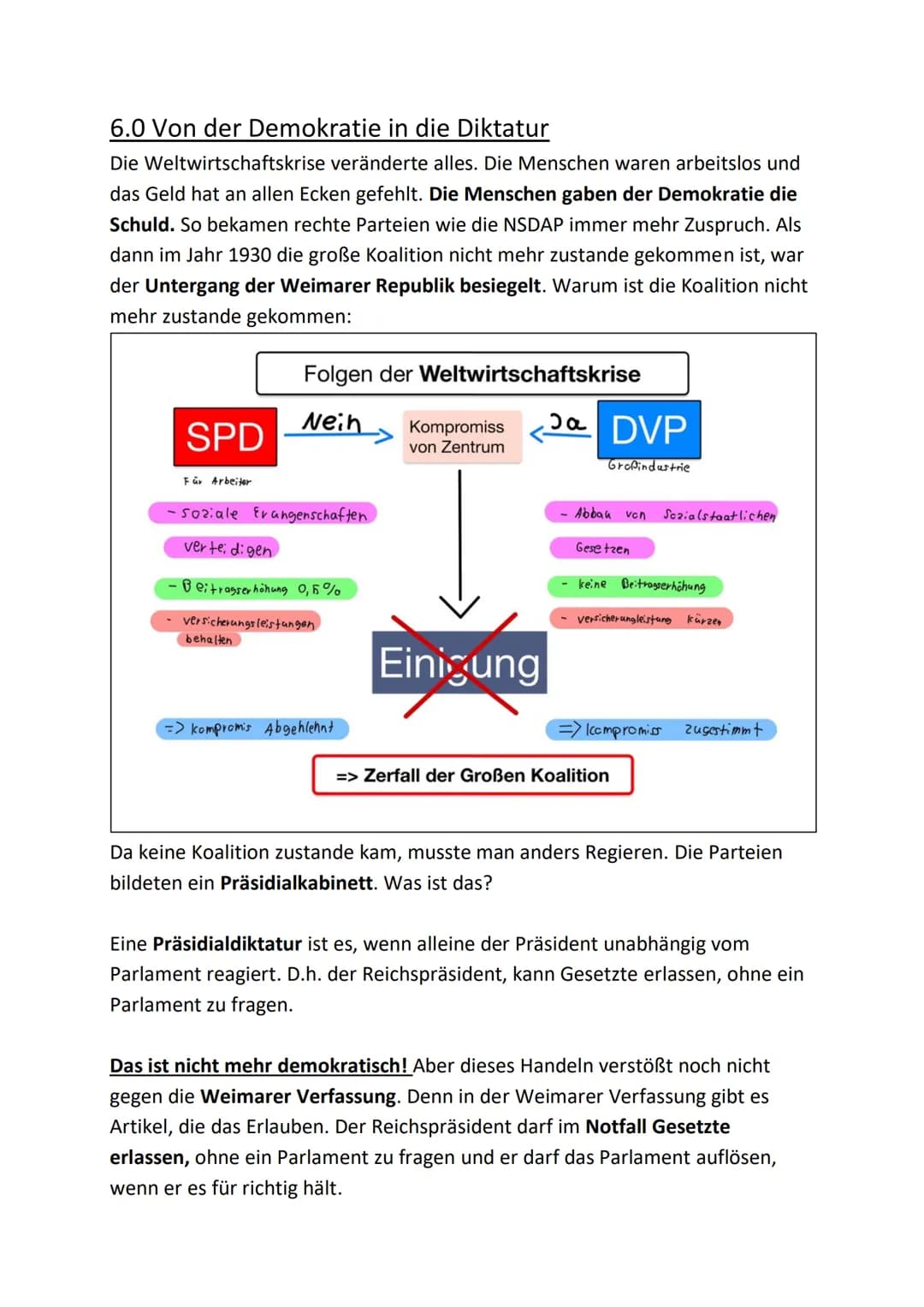 1.0 Der Beginn der Weimarer Republik
Die Weimarer Republik war zwischen 1918-1933!!!
1.1 Ausgangslage:
Deutschland hatte den ersten Weltkrie