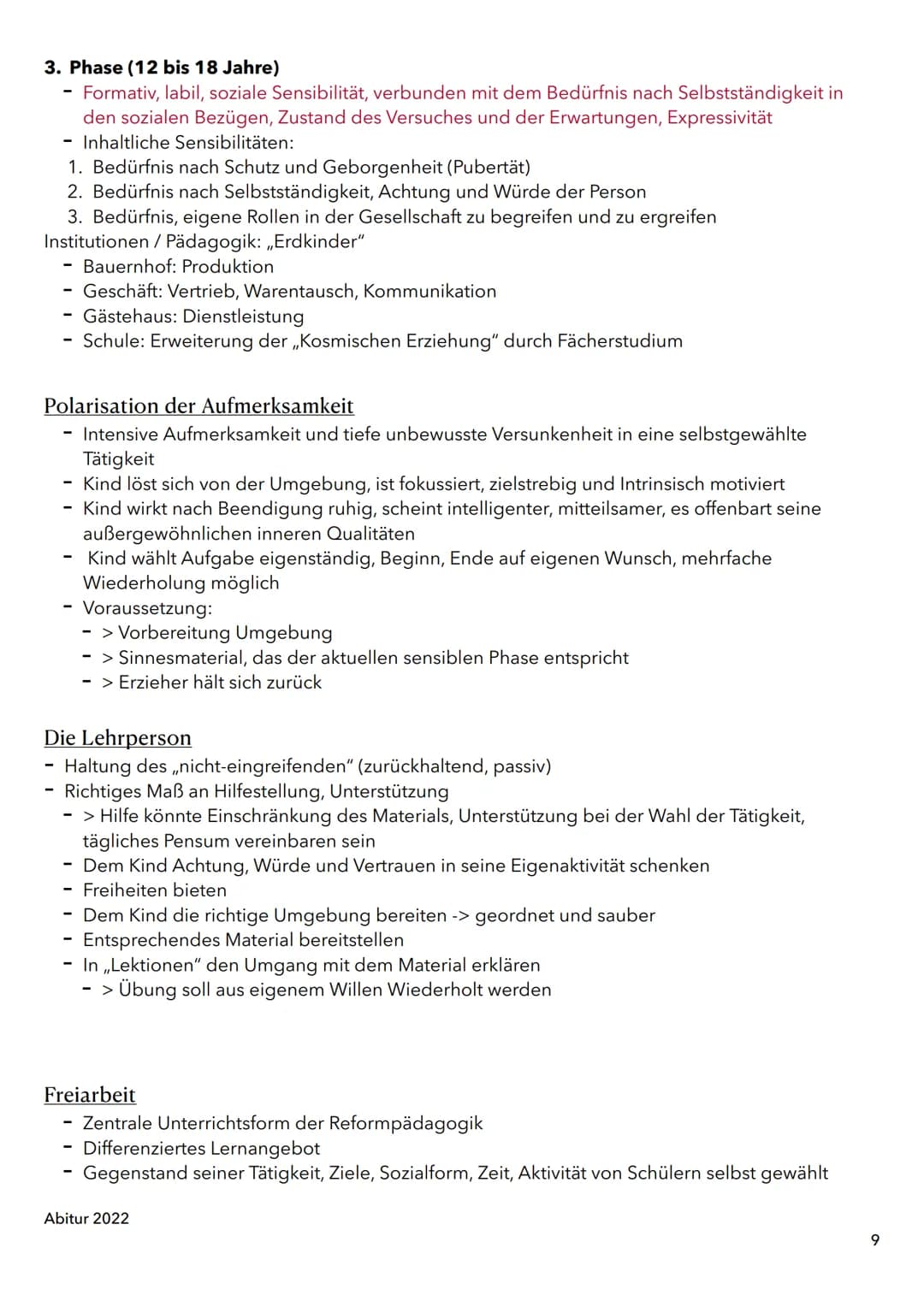 1. Entwicklung, Sozialisation und Erziehung in der Kindheit
A. Phychosoziale Entwicklung im Kindesalter nach Erikson
B. Kognitive Entwicklun