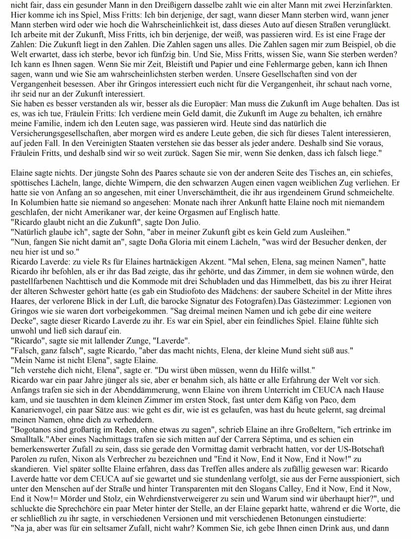 IV. Wir sind alle Flüchtlinge
Es dämmerte bereits, als ich mich erschöpft, halb betrunken und fast heiser vom Reden von Maya Fritts ins
Gäst