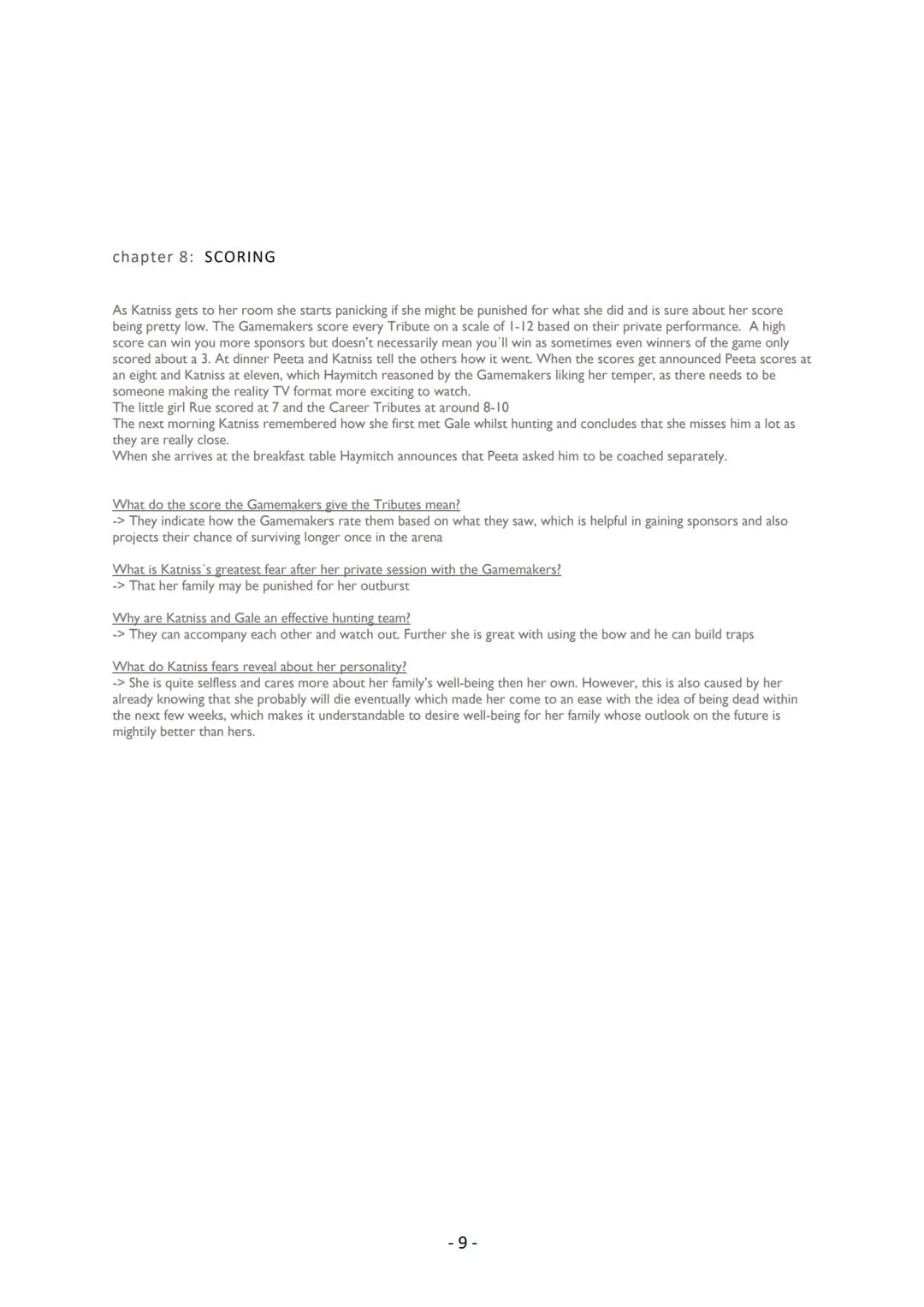 
<h2 id="chapter1reapingday">Chapter 1: Reaping Day</h2>
<p>The chapter begins with Katniss Everdeen waking up, leaving her sister Prim and 