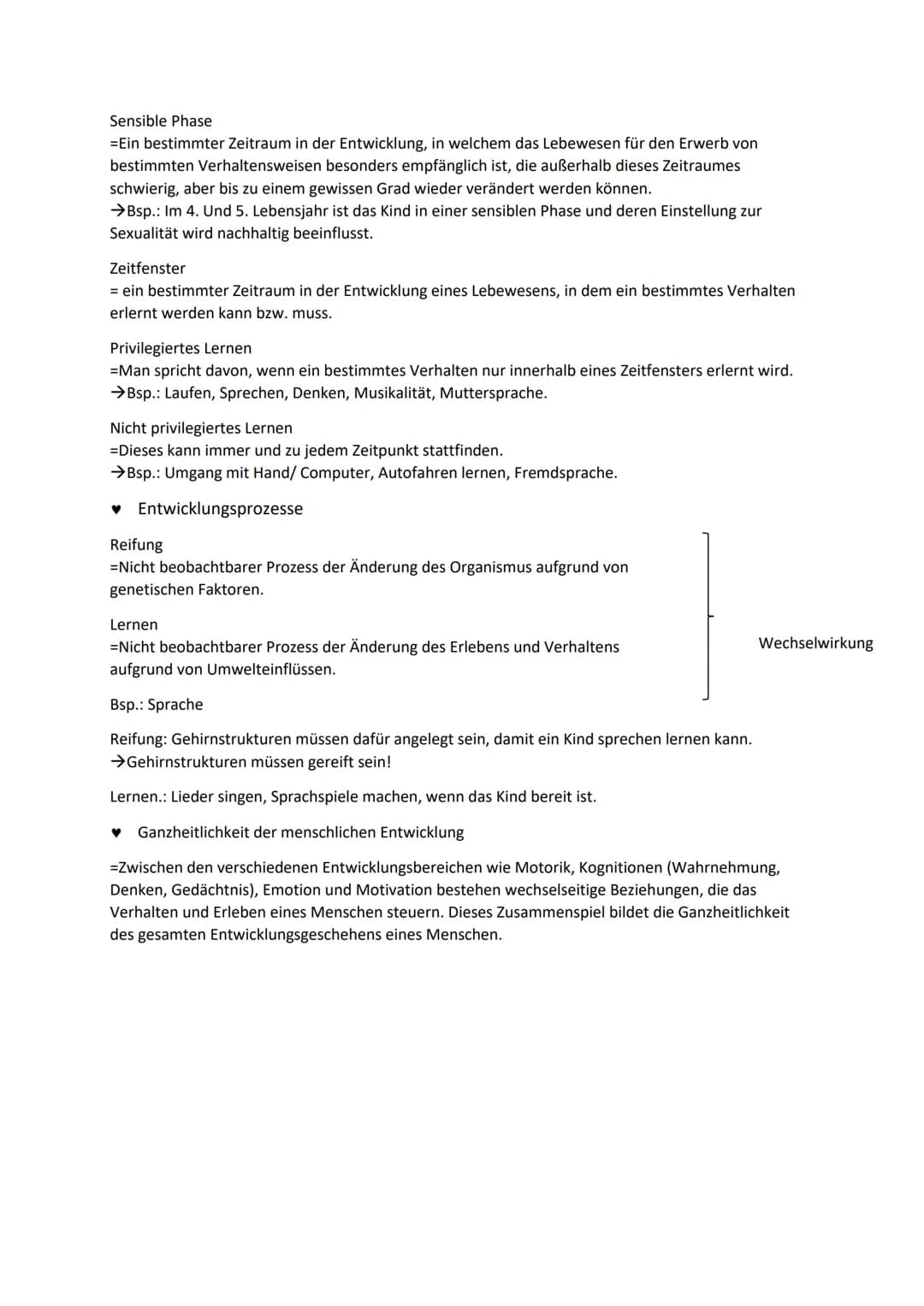 Entwicklung über die Lebensspanne
Phasen der Entwicklung über die Lebensspanne
Pränatal
Neugeborene
Säuglingsalter
Kleinkindalter
Vorschulal