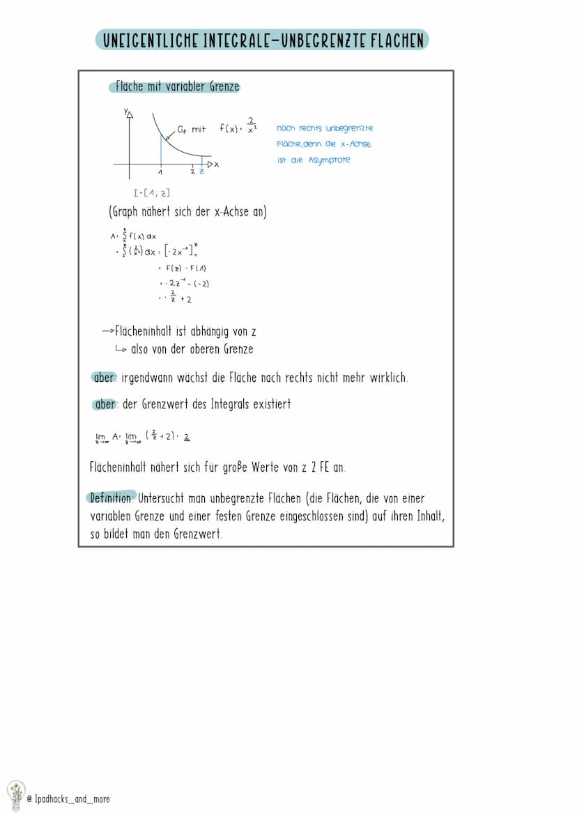 BERECHNUNG:
obere Grenze
[f(x) dx = [F(x)]
untere Grenze
Integralrechnung
= F(b)-F(a)
Potenzregel:
f(x)=x² mit ze Z\-1
1
F(x)=x²
z+1
Funktio
