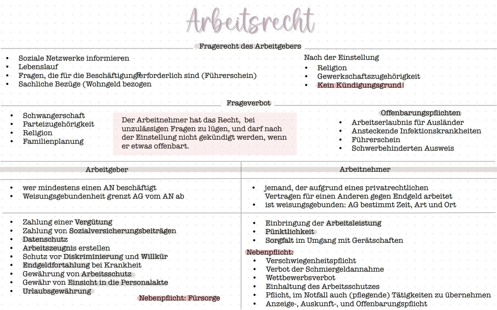 = besonderer Teil des Zivilrechts
Schutzrecht der schwächeren Partei
...Sozialer Schutz schwächerer Vertragspartner
(AN)
Beziehung zwischen 