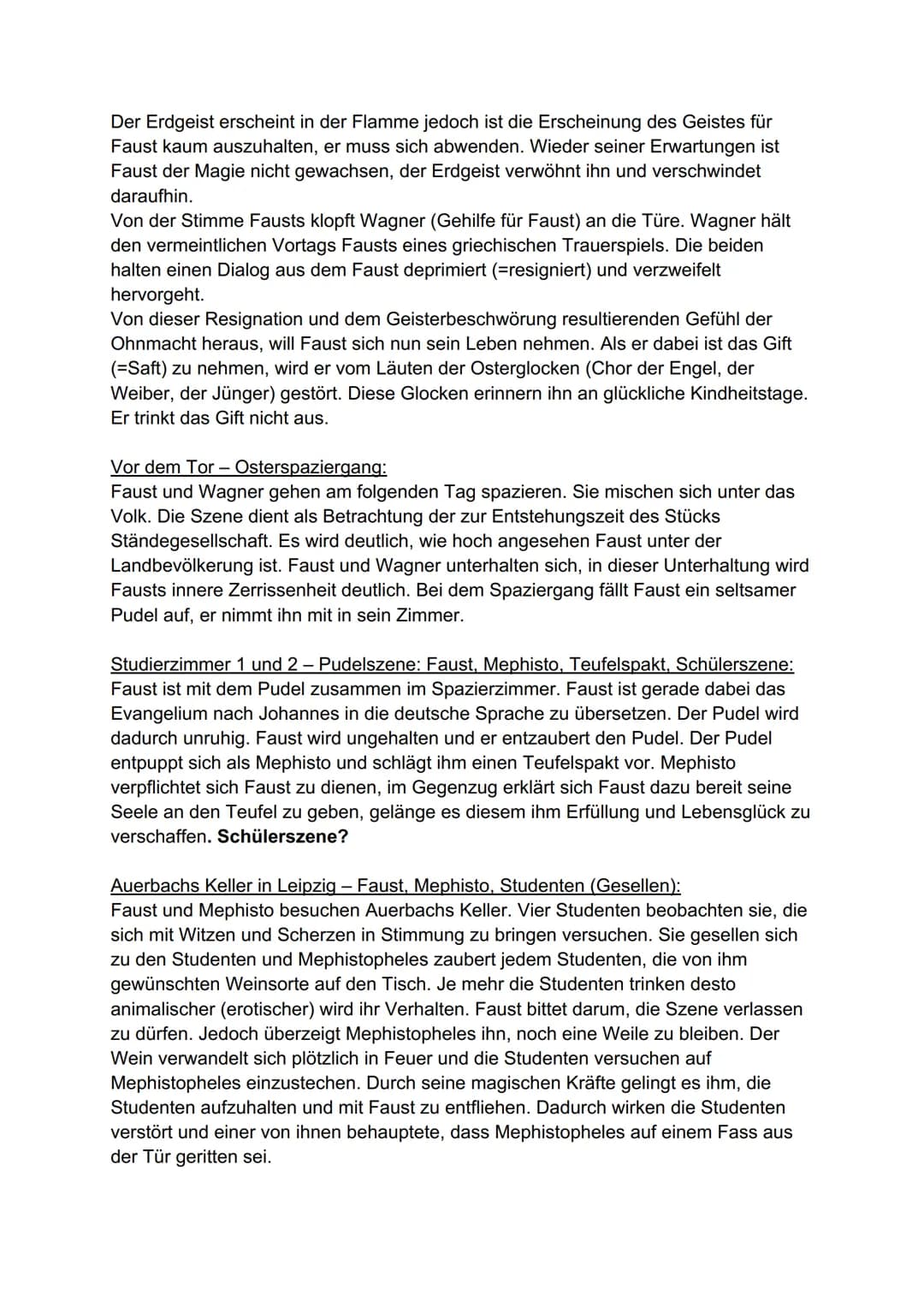 Lesetagebuch: Faust
Zueignung:
Faust beginnt mit der Zueignung. Das Gedicht spricht die Personen direkt an. Es berichtet
über den Schaffensp