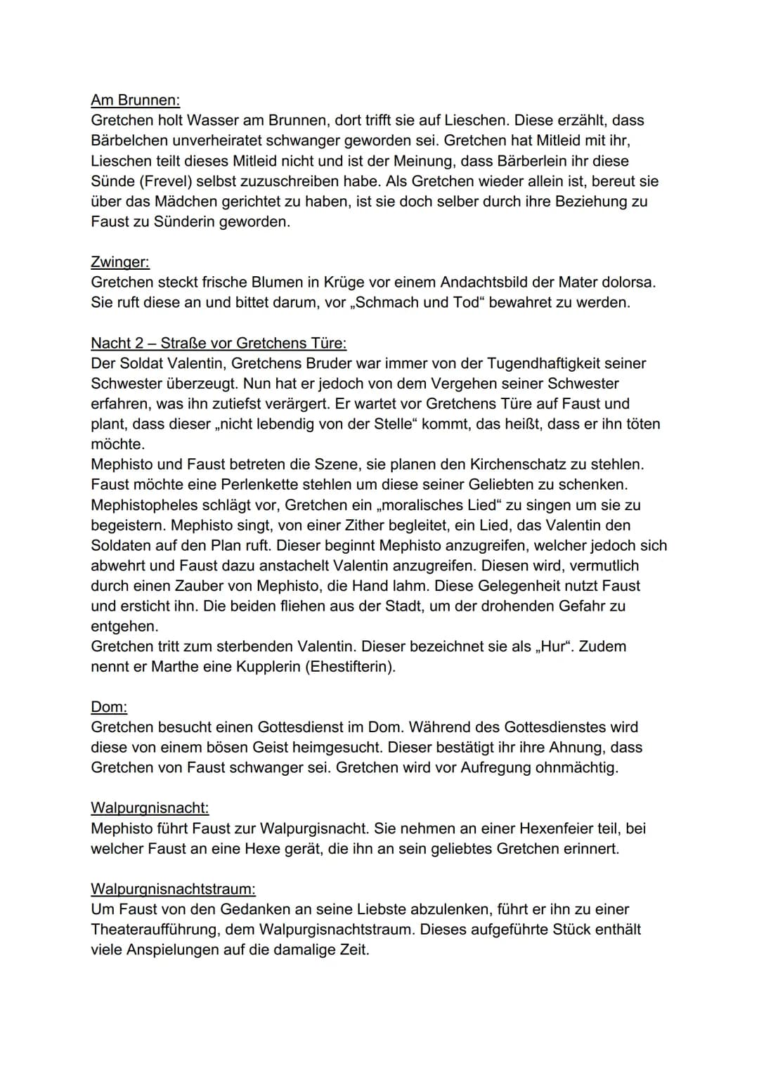 Lesetagebuch: Faust
Zueignung:
Faust beginnt mit der Zueignung. Das Gedicht spricht die Personen direkt an. Es berichtet
über den Schaffensp