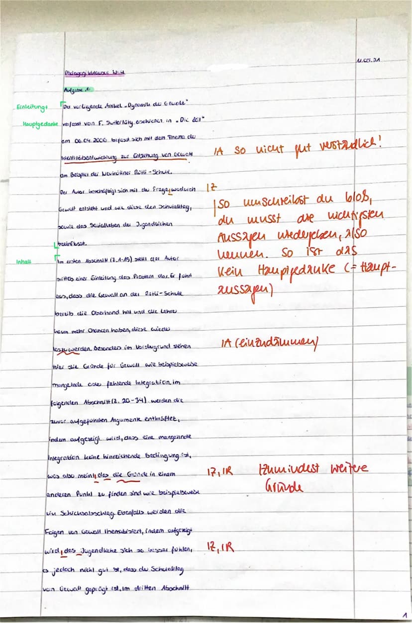 Hallöchen :),
Ihr schreibt demnächst mal wieder eine Klausur in Päda und habt oft zeitlichen Stress oder andere Aspekte die
euch schwer fall