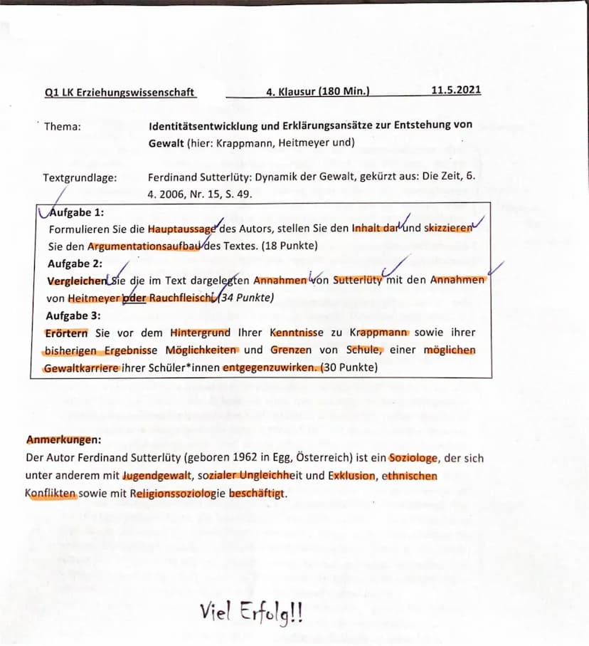 Hallöchen :),
Ihr schreibt demnächst mal wieder eine Klausur in Päda und habt oft zeitlichen Stress oder andere Aspekte die
euch schwer fall