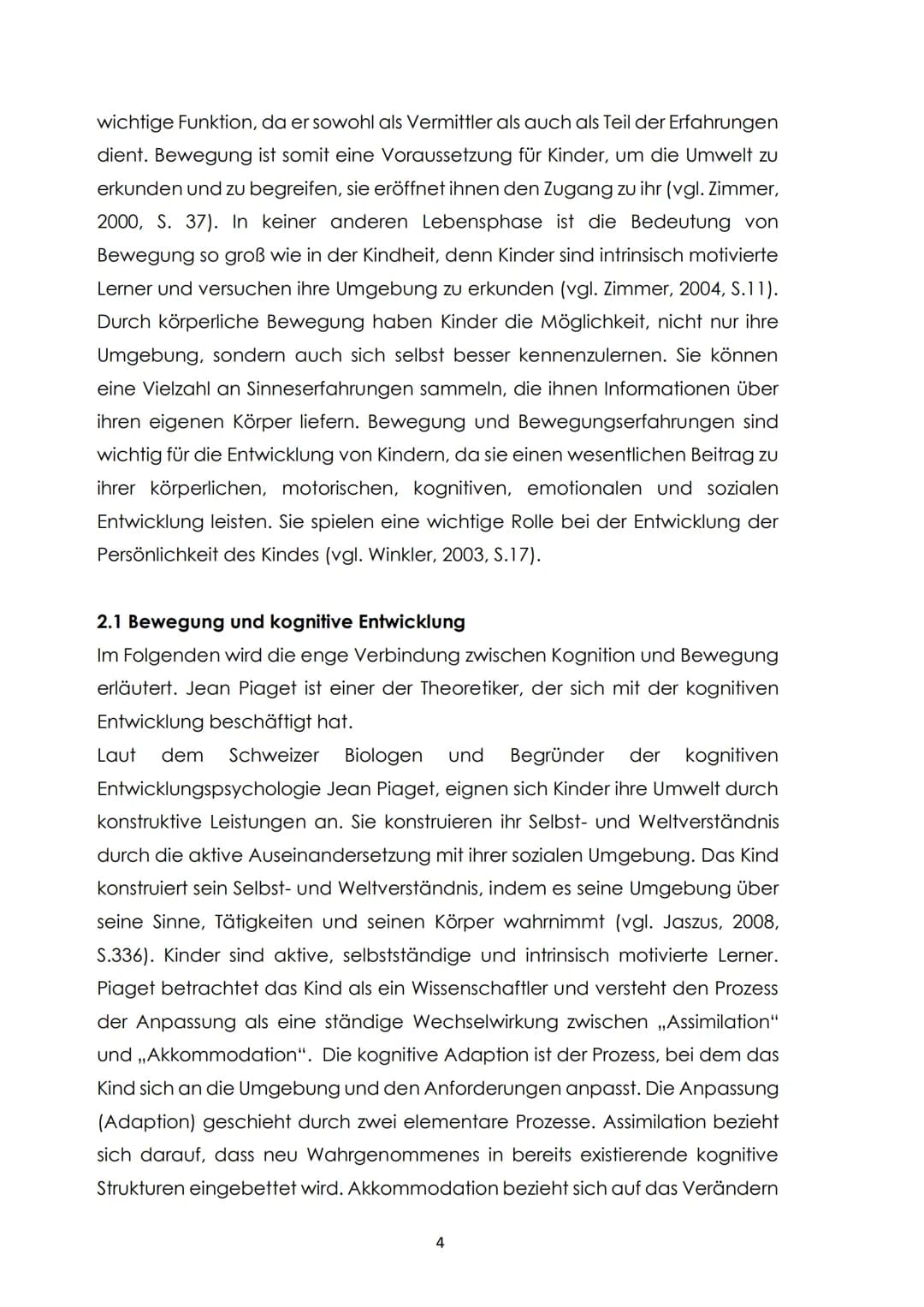 Thema:
Die Bedeutsamkeit und Wirksamkeit von Sport auf die Entwicklung von
Kindern und Jugendliche und pädagogische Handlungsoptionen in
Sch