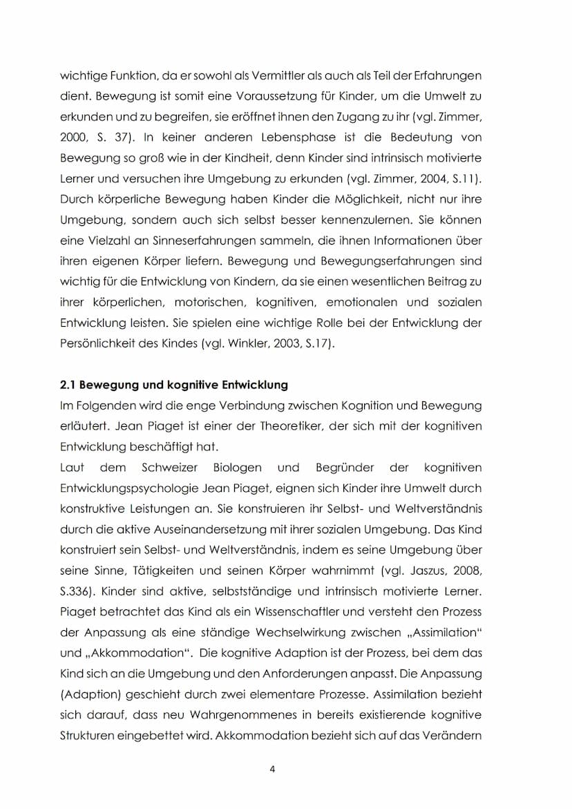 Thema:
Die Bedeutsamkeit und Wirksamkeit von Sport auf die Entwicklung von
Kindern und Jugendliche und pädagogische Handlungsoptionen in
Sch