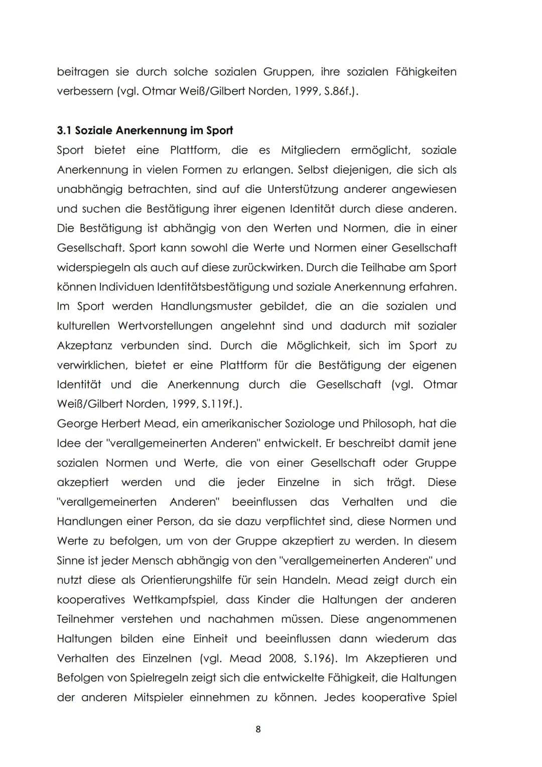 Thema:
Die Bedeutsamkeit und Wirksamkeit von Sport auf die Entwicklung von
Kindern und Jugendliche und pädagogische Handlungsoptionen in
Sch