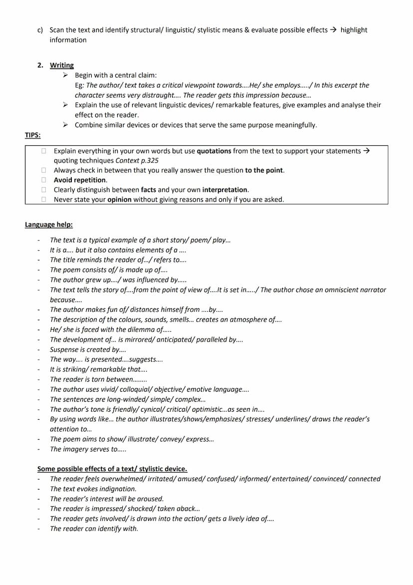 LK Q2/ Hz
What is a text analysis?
You are expected to show your understanding of the underlying meaning of a text.
The task might be to con