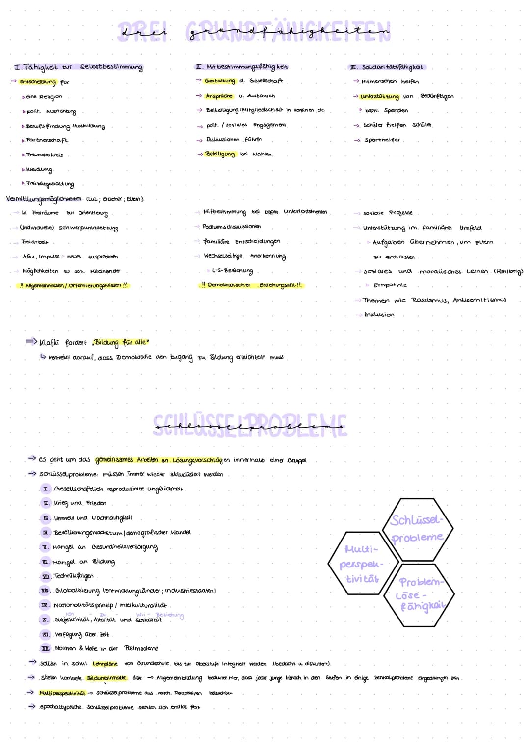 19. Jahrhundert
-> Aufklärung, Revolution
→ Zugang für alle zur
Bildung
-> Staatl. Gymnasien,
Universiteten
→ festgelegte Inhalte
(Mathe, La