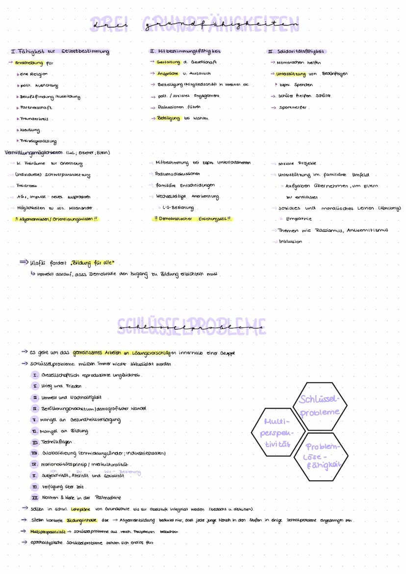 19. Jahrhundert
-> Aufklärung, Revolution
→ Zugang für alle zur
Bildung
-> Staatl. Gymnasien,
Universiteten
→ festgelegte Inhalte
(Mathe, La