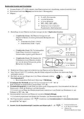 Know Keplersche Gesetze und Gravitation thumbnail