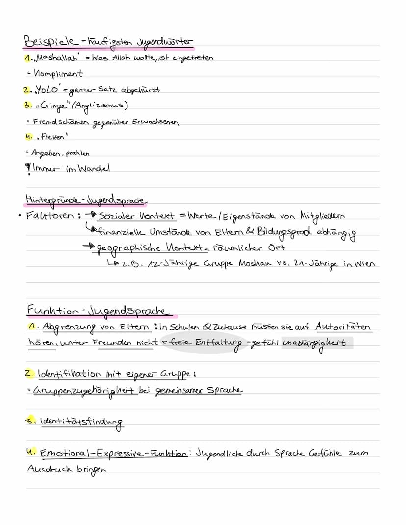 Inhaltsverzeichnis
1. Allgemein
2. Jugendsprache
3. Soziolekt Beispiel: Jugendsprache
4. Soziolekte und Fachsprachen
5.
Soziolekte
6. Gender