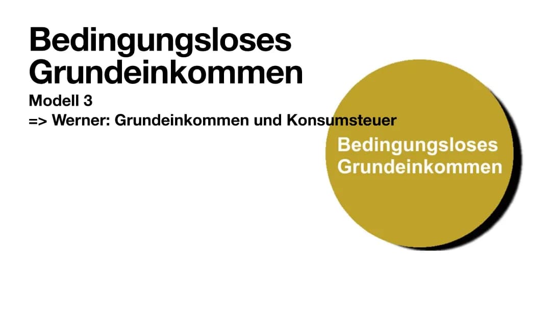 BGE: Bedingungsloses Grundeinkommen