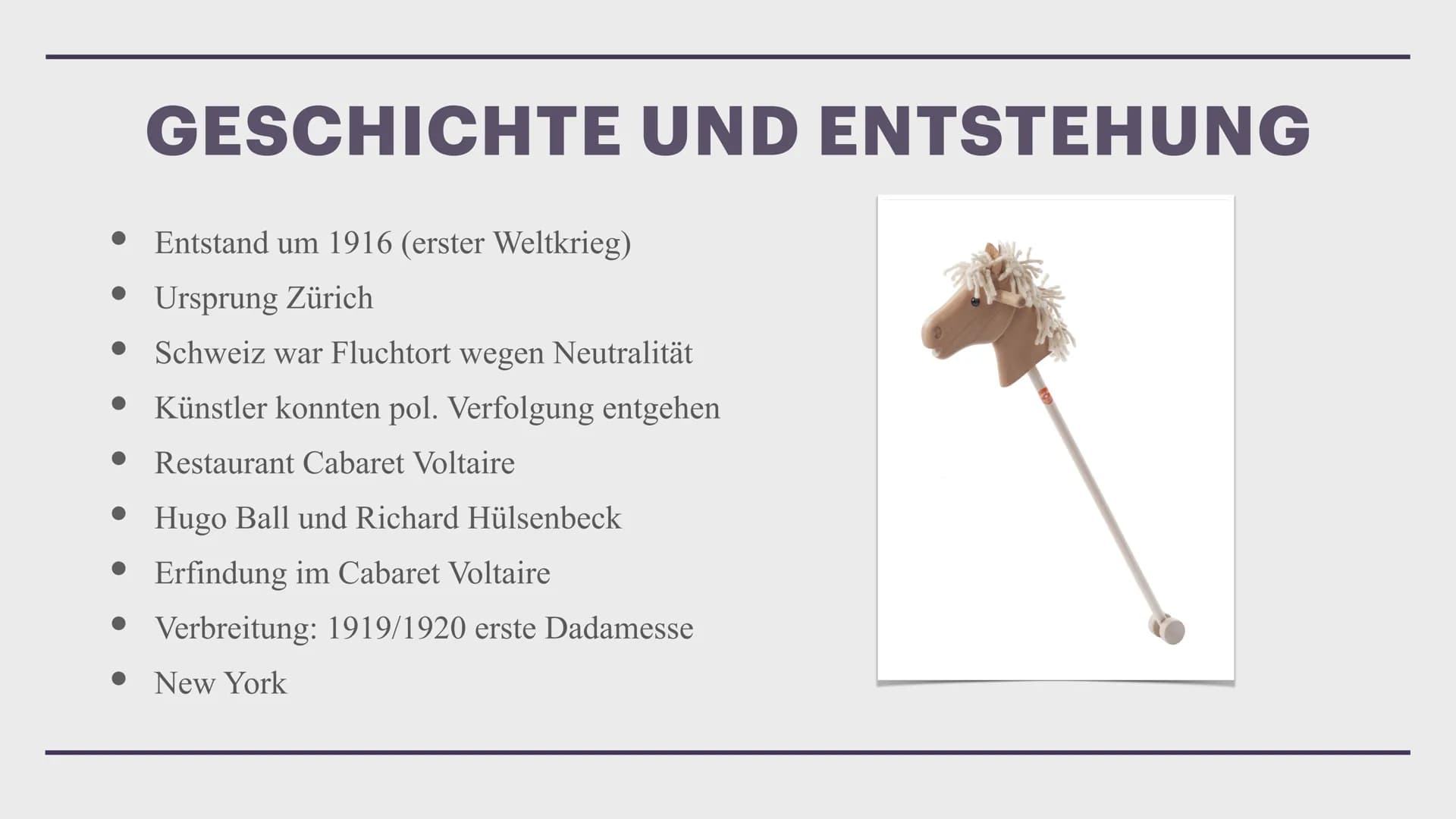 Z
DADAISMUS
Helen Was ist Dadaismus?
Geschichte und Entstehung
• Merkmale
Wofür steht die Bewegung?
• Ziele der Bewegung
Gedichte
• Heutige 