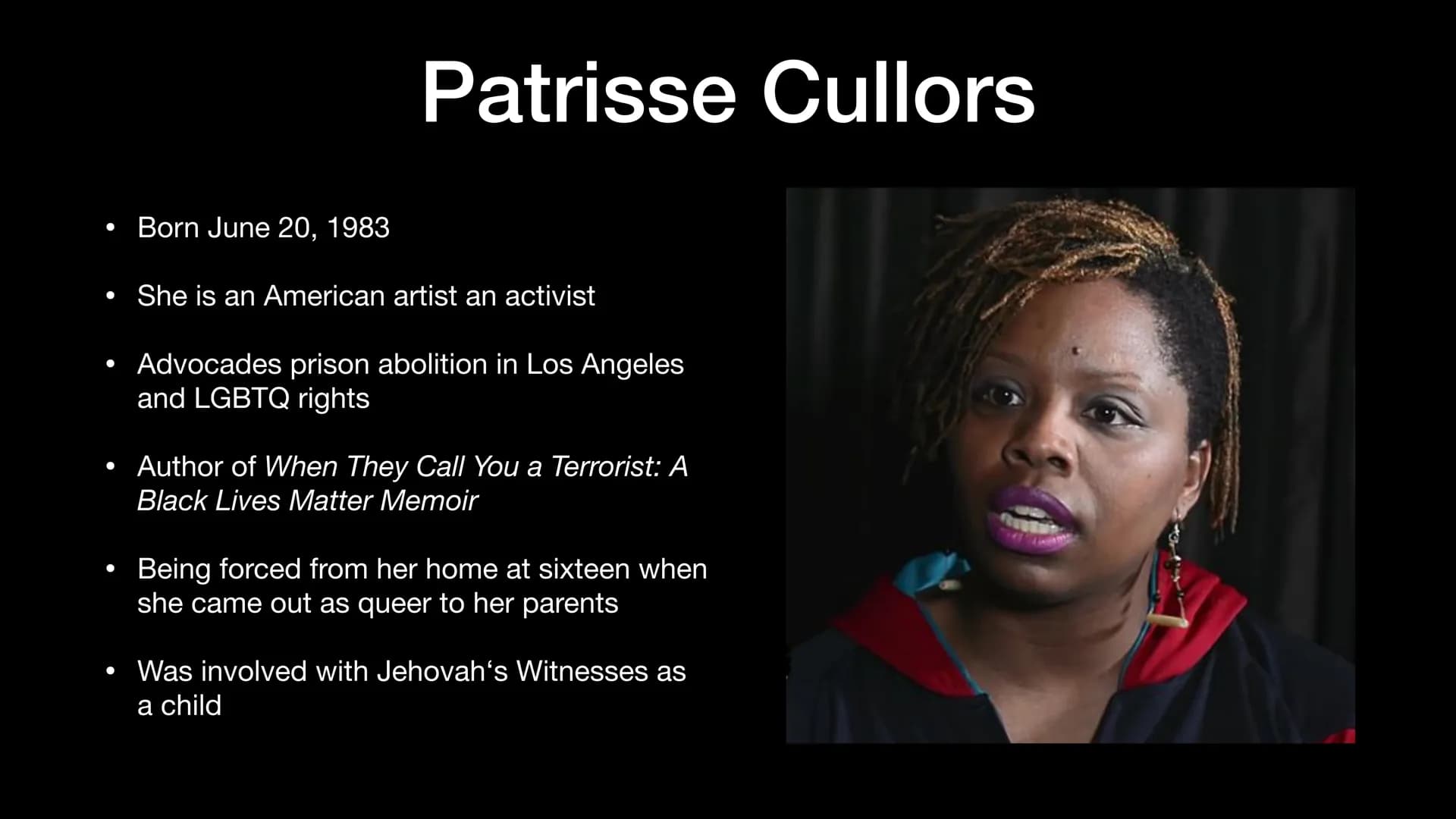 Black Lives Matter
Maria Falz History
Instance: George Floyd
George Floyd protests
• BLM Symbol
●
●
• Patrisse Cullors
●
Alicia Garza
●
Opal