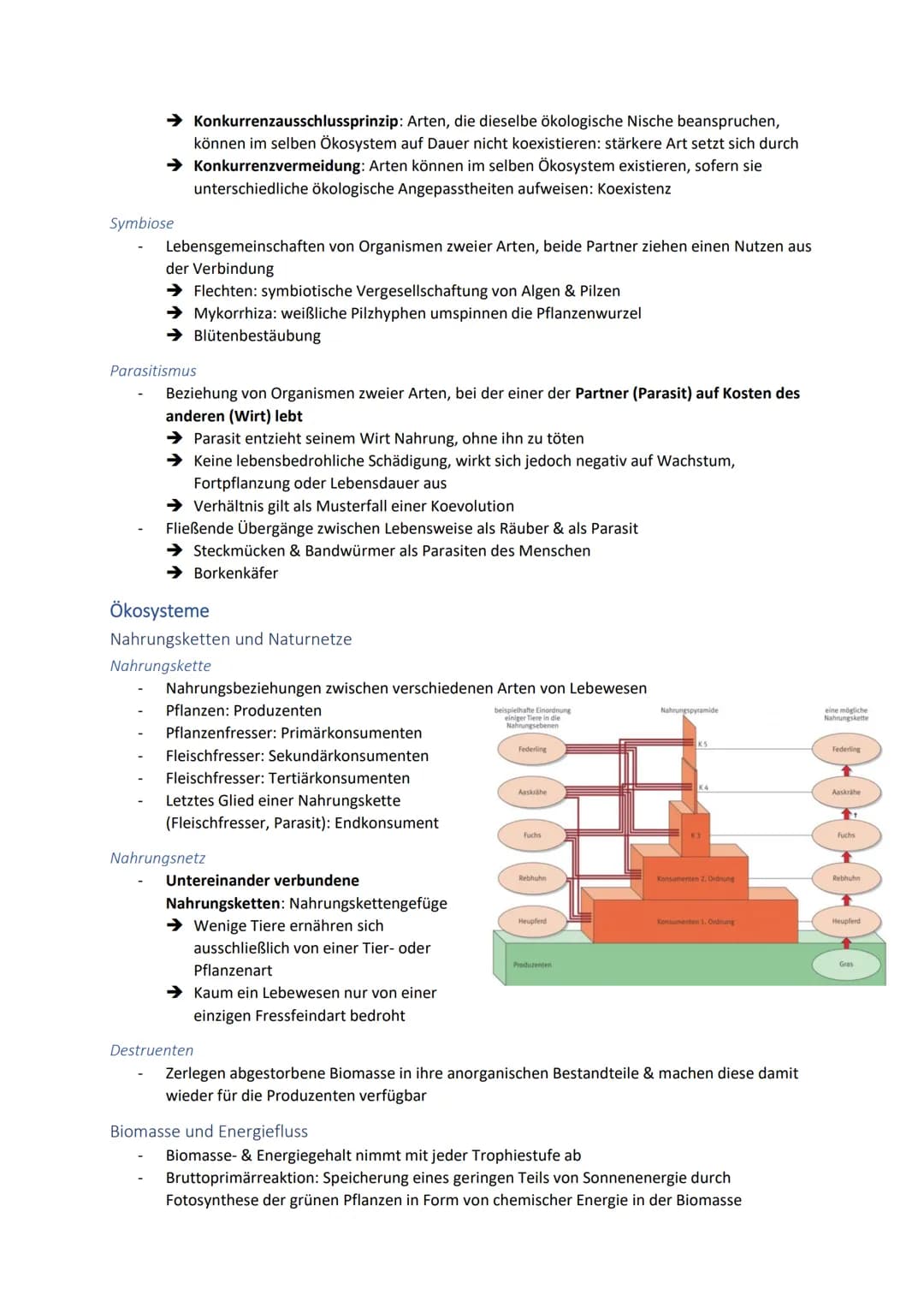 Ökologie
ÖKOLOGISCHE EBENEN
BIOSPHÄRE
OKOSYSTEM-
ВІОТОР
+
Zusammensetzung mehrerer Ökosysteme
Beziehung der versch. Populationen
untereinand