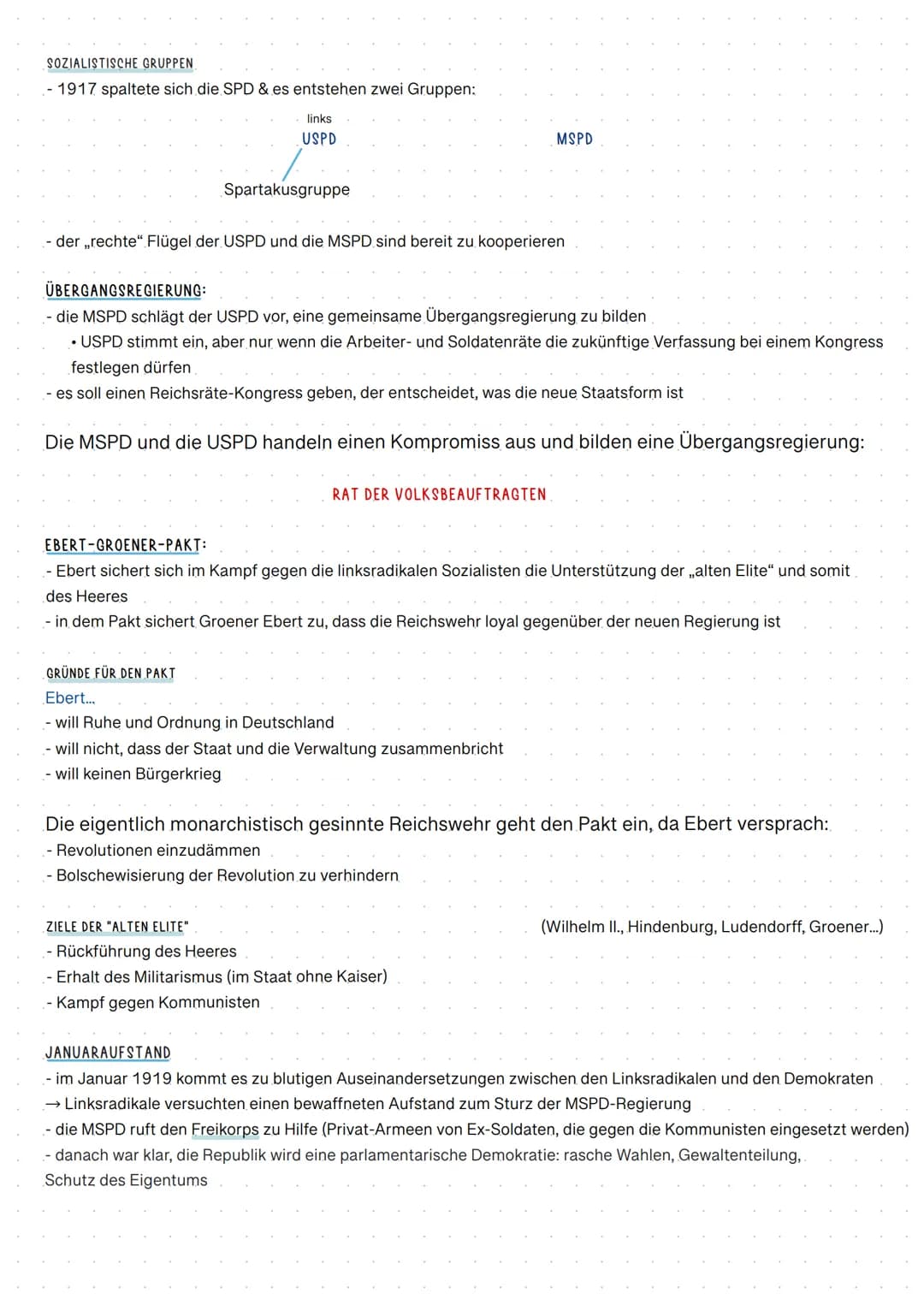 GESCHICHTE
Weimarer Republik
NACH DEM ERSTEN WELTKRIEG:
AUSGANGSLAGE
- 29. 09. 1918: die oberste Heeresleitung (Hindenburg und Ludendorff) v