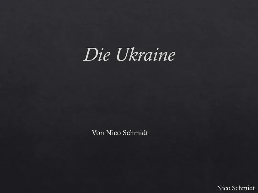 Die Ukraine