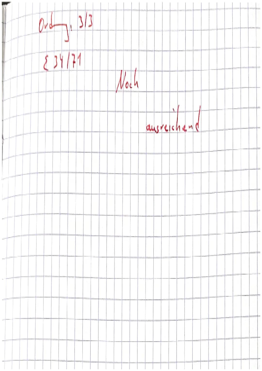 Name:_
1. Mathematikklausur EF
Aufgabe 1: Bestimme die Funktionsgleichung in den folgenden Fällen.
a) P(-7| 13) und Q(4 | -9)
b) m = - und P