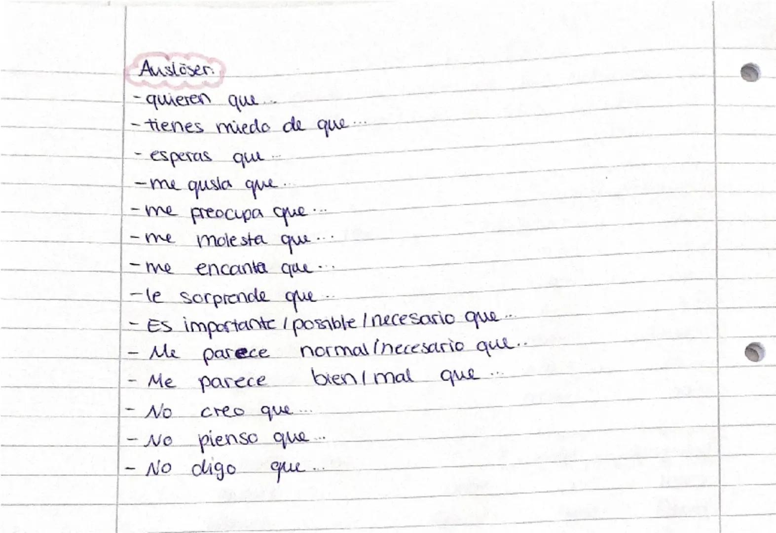 Subjuntivo
Der Subjuntivo wird benutzt, um über Geſchle und wünsche
20 sprechen
20 außern.
oder um die eigene Meinung oder Zweifel
·Regelma 