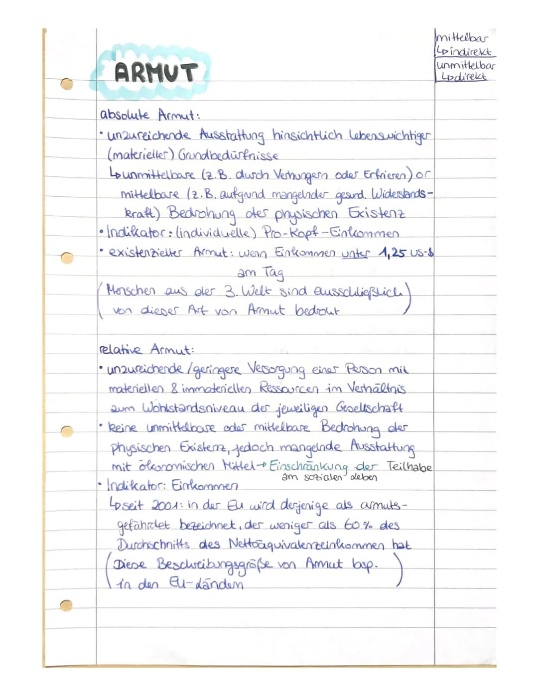 Soziale Ungleichheit
Lo Definition: Soziale Ungleichheit.
dauerhaft
ungleiche Verteilung von Ressourcen, die
im Rahmen einer Gesellschaft al